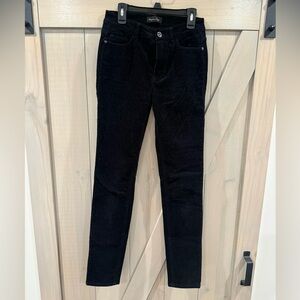 Massimo Dutti Dark Corduroy Trousers Slim